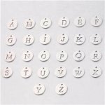 Šperky4U Drobný kulatý ocelový přívěšek - iniciála - OK1306-L – Sleviste.cz