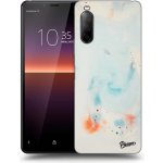 Pouzdro Picasee silikonové Sony Xperia 10 II - Splash černé – Zboží Živě