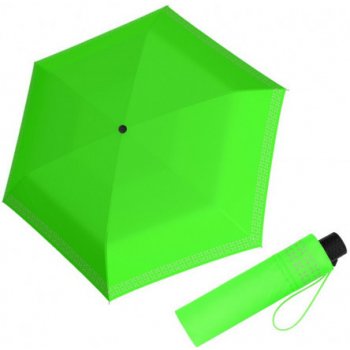 Doppler Fiber Havanna Safety Cross dámský skládací deštník zelený