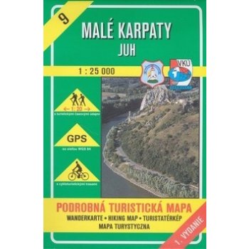 Malé Karpaty juh 1 : 25 000 9 Podrobná turistická mapa