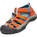 Dětské trekové boty Keen Newport H2 Children safety orange/fjord blue