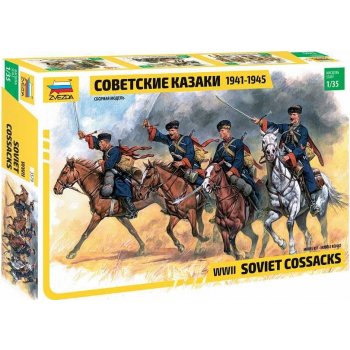 Zvezda Model Kit figurky 3579 Soviet Cossacks RR 1:35