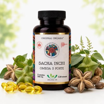 Uncaria ČR Sacha Inchi Omega 3 Forte 120 tobolek – Hledejceny.cz