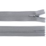 Spirálový zip skrytý šířka 3 mm délka 60 cm dederon Barva: 319 šedá kalná – Hledejceny.cz