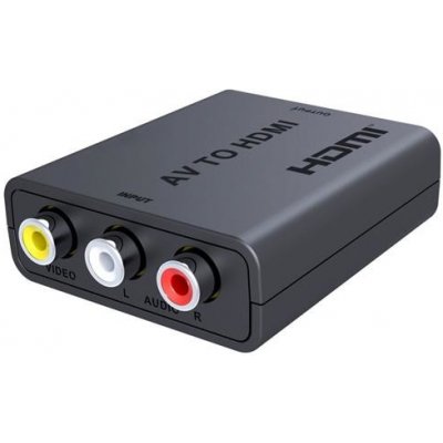 PremiumCord převodník AV kompozitního signálu a stereo zvuku na HDMI 1080P - khcon-47 khcon-47 – Zboží Mobilmania