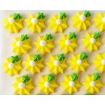 Cukrová ozdoba - KYTIČKY žluté – Zboží Dáma