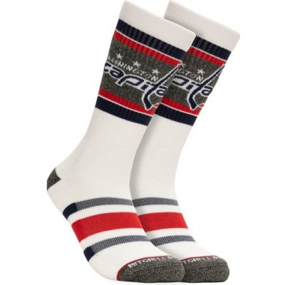 Mitchell & Ness pánské ponožky Washington Capitals Nhl Cross Bar Crew Socks
