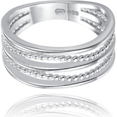 Minet JMAN0512SR stříbrný prsten – Zboží Dáma