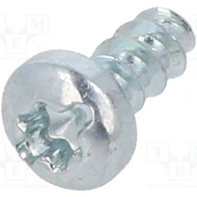 BOSSARD 8278067 Vrut; pro plasty; 2,5x6; Hlava: válcová; plochá,Torx®; TX08,0,8mm – Hledejceny.cz