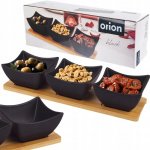 ORION Black Servírovací set misky s tácem 129202 – Hledejceny.cz