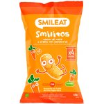 Smileat Bio kukuřičné křupky mrkev s olivovým olejem a vit. B1 4 x 12 g – Zboží Dáma