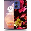 Pouzdro a kryt na mobilní telefon Motorola Picasee ULTIMATE CASE pro Motorola Moto G85 Dark Peonny