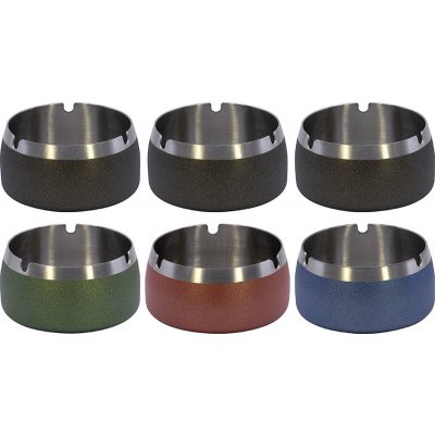 Remo 12939 Kovový popelník ø10cm 6ks MIX – Hledejceny.cz