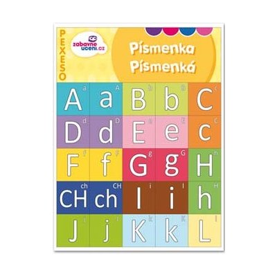 Ditipo Pexeso Písmenka malá a velká tiskací – Zboží Mobilmania