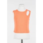 Twinset tílko s průstřihem oranžové – Zboží Dáma