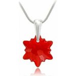 Swarovski Elements Edelweiss Snowflake krystal Stříbrná sada 34221.1 – Sleviste.cz