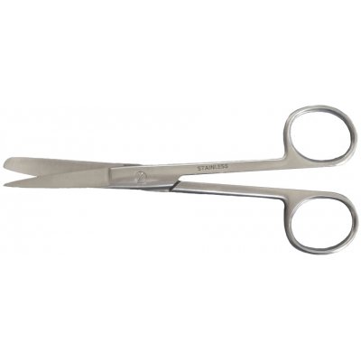 Suma medical Nůžky chirurgické zahnuté hrotnato tupé 15 cm – Hledejceny.cz