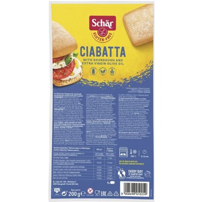 Schär Ciabatta bezlepková 200 g – Hledejceny.cz