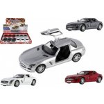 Teddies Auto Kinsmart Mercedes-Benz SLS AMG kov/plast 13cm na zpětné natažení – Hledejceny.cz