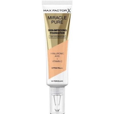 Max Factor Miracle Pure Skin Improving Foundation 100 Cocoa 30 ml – Hledejceny.cz