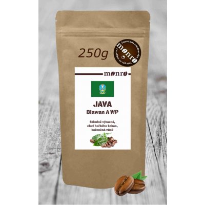 Monro JAVA BLAWAN ESTATE A WP KÁVA ARABIKA zrnková 250 g – Hledejceny.cz