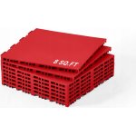 Vevor podložka 31,5 cm x 31,5 cm červená – Zboží Dáma