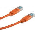 Datacom 1506 CAT5E, UTP, 0,5m, oranžový – Zboží Mobilmania