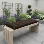 Mybesthome WILSON color 27 tmavě hnědá 120x40 cm – Sleviste.cz