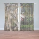 Sablio Záclony Vlk: 2ks 150x250cm – Hledejceny.cz