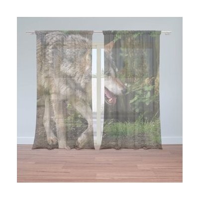 Sablio Záclony Vlk: 2ks 150x250cm – Hledejceny.cz