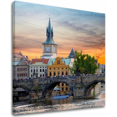 Papilora Obraz na stěnu MĚSTO PRAHA - 60x60 cm – Sleviste.cz