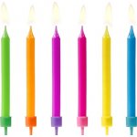 PartyDeco Dortové svíčky barevné – Zboží Dáma