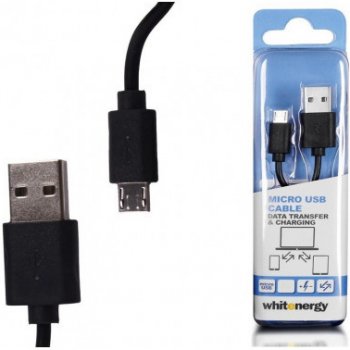 Whitenergy 09967 USB - micro USB, 30cm, černý