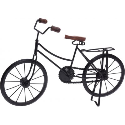 Home Styling Collection Dekorační kolo retro, 47 x 12 x 27 cm černá – Zboží Dáma