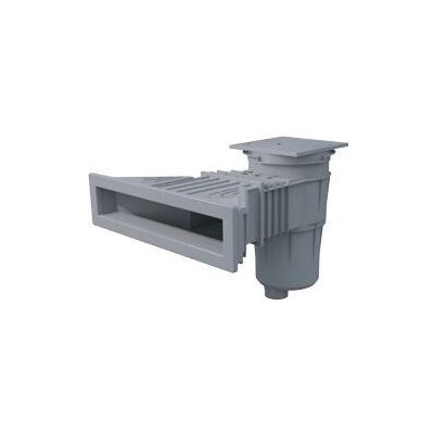 Astralpool Superskimmer široký 17,5 l do fólie, 495 x 80 mm, světle šedá – Zboží Mobilmania