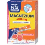 Maxi Vita Magnézium 400 mg + B komplex + vitamin C 20 sáčků – Hledejceny.cz