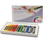 Pentel Artist Voskovky na textil sada 15 ks – Zbozi.Blesk.cz