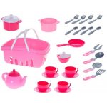 Mikrotrading Kuchyňský set s košíkem s 25 ks nádobí v síťce – Zboží Dáma