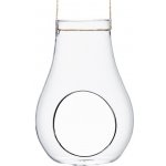 PartyDeco Skleněná baňka závěsná menší 8x7,2x12cm skleněné koule k dekoraci – Zboží Mobilmania