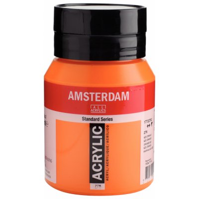 Amsterdam Standard akrylová barva 250 ml 276 Azo Orange – Hledejceny.cz