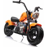 mamido Dětská elektrická motorka Chopper Warrior 36V oranžová – Zboží Mobilmania