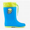 Dětská holínka COQUI RAINY gumové 8508 Sea blue/Citrus