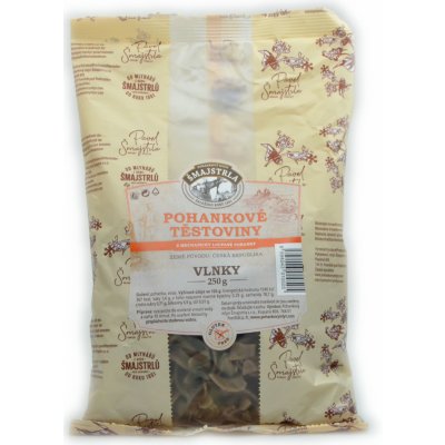 Šmajstrla Pohankové těstoviny vlnky 250 g – Zboží Dáma