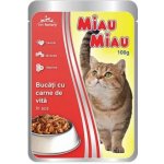 Miau Miau Adult Beef 100 g – Zboží Mobilmania