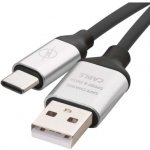 Emos SM7025BL USB 2.0 A/M - C/M, 1m, černý – Zbozi.Blesk.cz