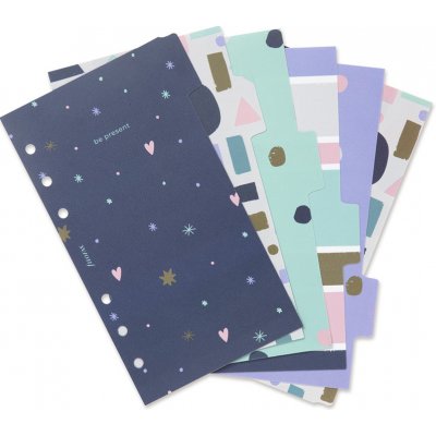 Filofax Good Vibes rozdělovače do diáře 6 ks Kapesní A7 – Zboží Živě