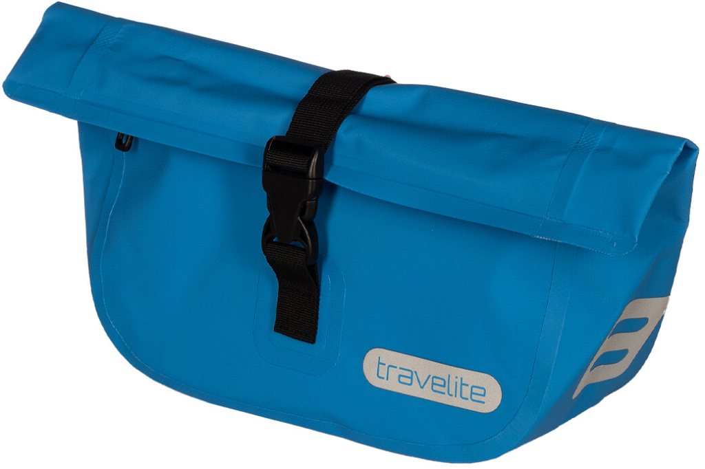 Travelite Basics Brašna na řidítka kola Modrá 5 l