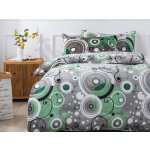 Xpose povlečení mikroplyš ŠÁRKA zelené 140x200 70x90 – Zboží Dáma