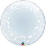 24" DECO bublina SRDCE – Zboží Dáma