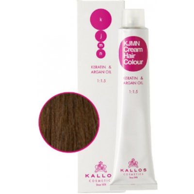 Kallos KJMN s keratinem a arganovým olejem 6.0 Dark Blond Cream Hair Colour 1:1.5 100 ml – Zboží Mobilmania
